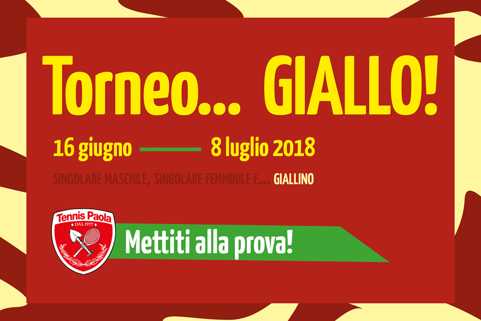 Torneo Giallo 2018