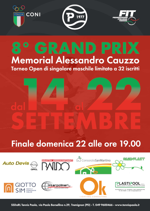 8° Grand Prix Memorial Alessandro Cauzzo