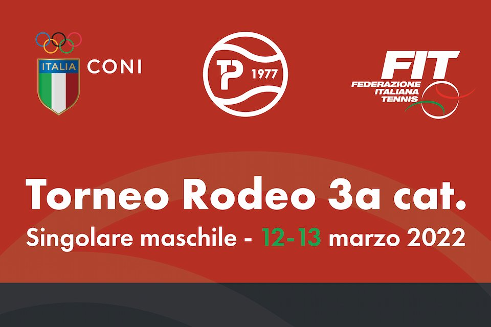 Torneo Rodeo di singolare maschile per giocatori di 3^ categoria